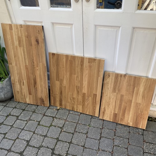 Solid oak worktop off cuts - oak,