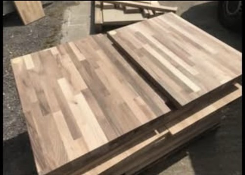 Solid walnut worktop off - x,